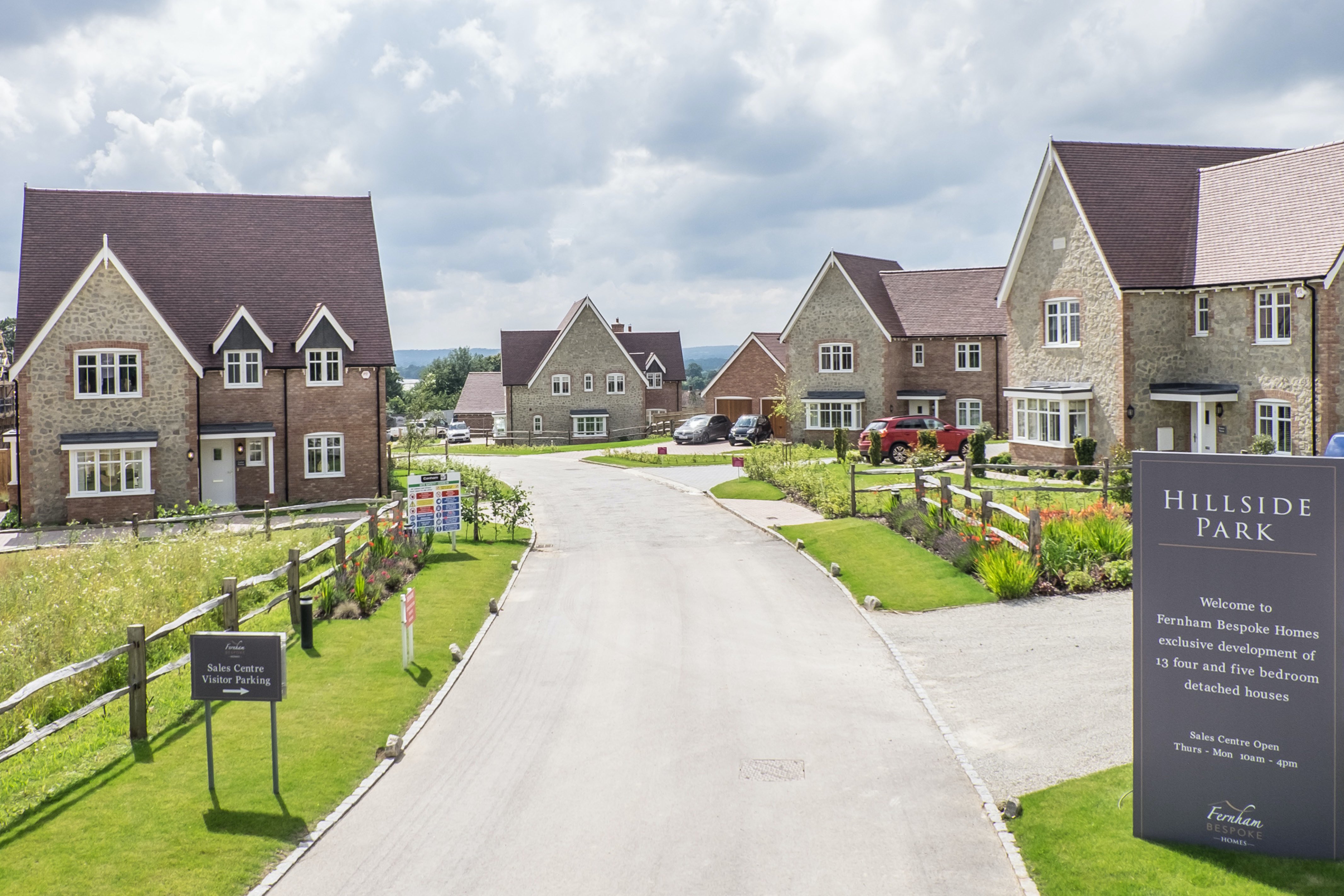 Inside the village development that's nestled into the Kent countryside image